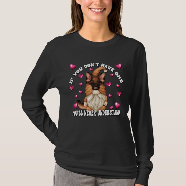 Camiseta Dog Saying For Gnome  And German Shepherd Mom (Frente)