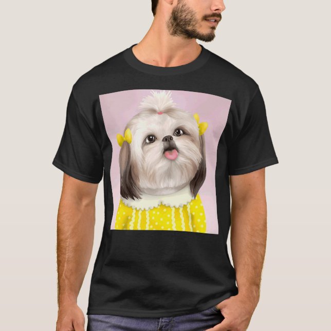 Camiseta Dog Shih Tzu Digital D9 (Frente)