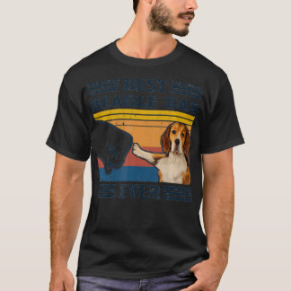 Camiseta Dog Vintage Best Beagle Dad Ever Father's Day 