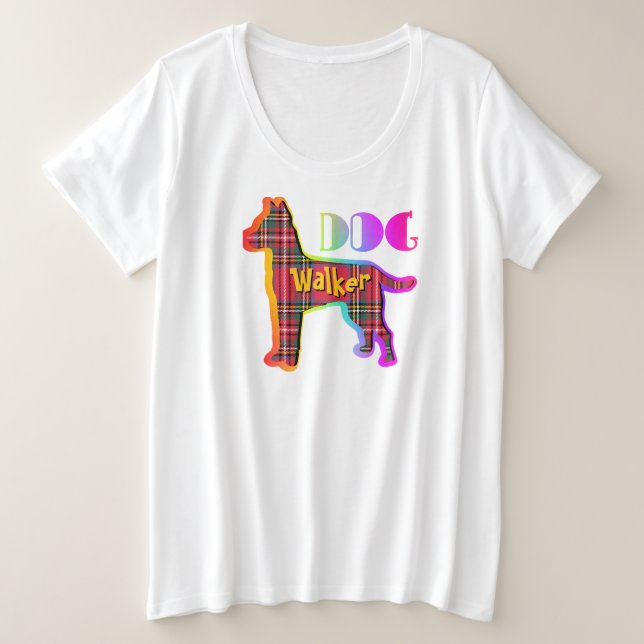 Camiseta Dog Walker (Frente do Design)