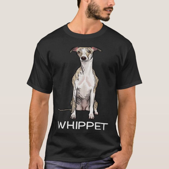 Camiseta Dog Whippet (Frente)
