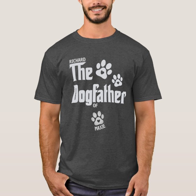 Camiseta Dogdad Pet Lover Proprietário Cachorro Papá Gift (Frente)