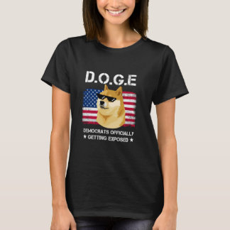 Camiseta DOGE D.O.G.E. Democrats Officially Getting Exposed