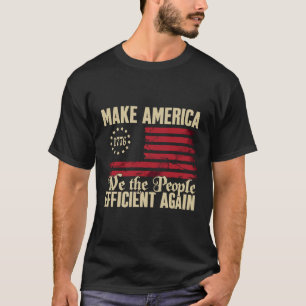 Camiseta Doge D.o.g. e Torne a América eficiente novamente