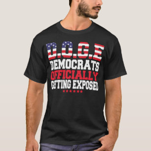 Camiseta DOGE Democratas Oficialmente Sendo Expost