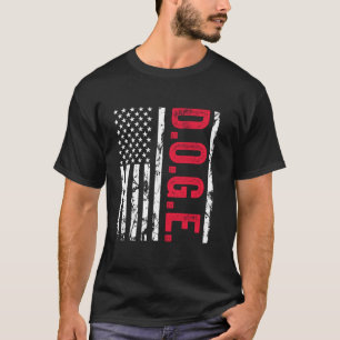 Camiseta DOGE Divertido D.O.G.E. Departamento De Eficácia G