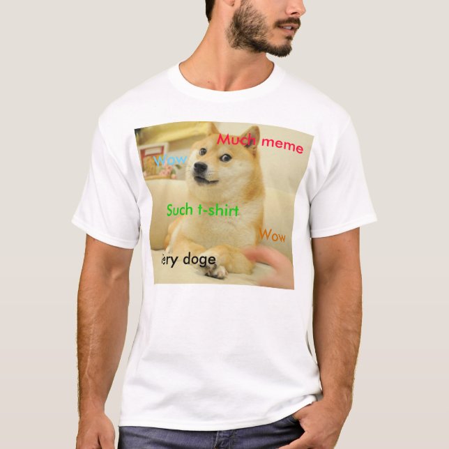 Camiseta Doge Meme - Tshirt (Frente)