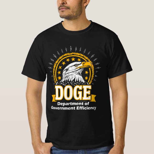 Camiseta DOGE Presidente Donald Trump 47ª Citação do Meme E (Frente)