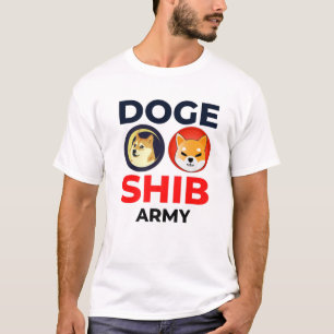 Camiseta DOGE SHIB Army (Exército do DOGE SHIB) - Dogecoin