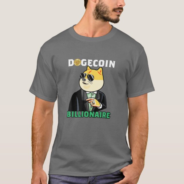 Camiseta Dogecoin Billionaire (Frente)