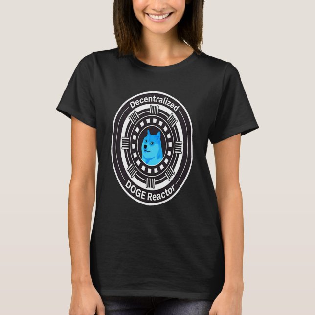 Camiseta Dogecoin Crypto Reactor DOGE to the Moon (Frente)