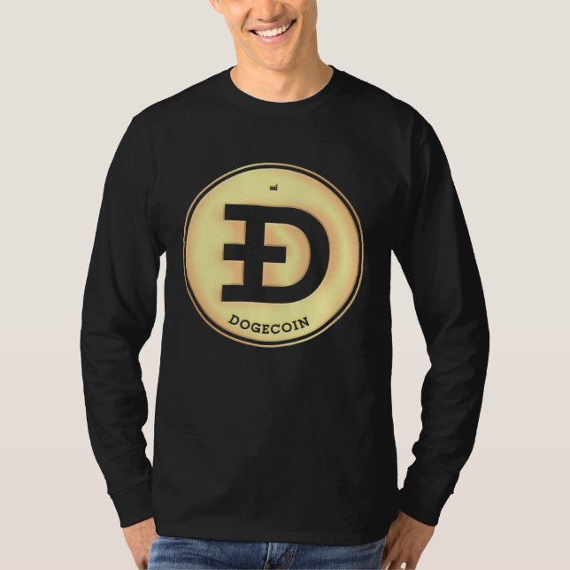 Camiseta Dogecoin   cute crypto (Frente)
