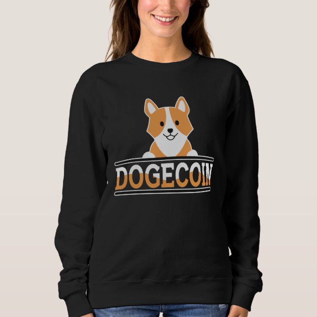 Camiseta Dogecoin Digital Currency Meme Cryptocurrency Bloc (Frente)