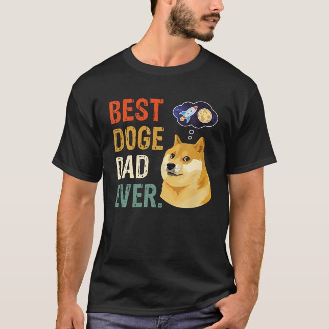 Camiseta Dogecoin Doge Crypto Cryptocurrency Meme (Frente)