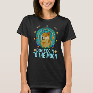 Camiseta Dogecoin Doge Hodl Para A Lua Crypto Meme Dogecoi