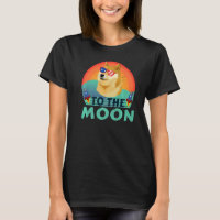 Dogecoin Doge Hodl Para A Lua Crypto Meme Dogecoi