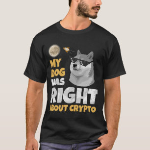 Camiseta Dogecoin Dogecoin Cães Cripto Mulheres