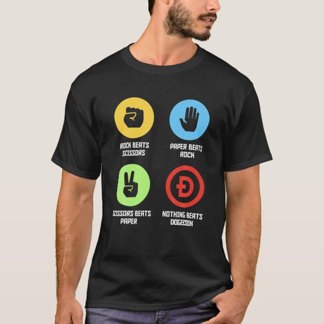 Camiseta Dogecoin Dogecoin Moin Men Mulheres Nada (Frente)