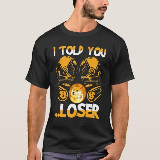 Camiseta Dogecoin Eu Disse Que Perdeu O Ventilador De Cript (Frente)