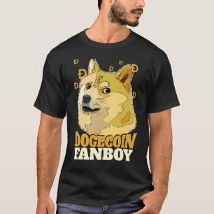 Camiseta Dogecoin Fanboy Dogue e Crypto