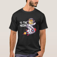 Dogecoin To Moon Engraçado Meme Doge Coin Crypto C