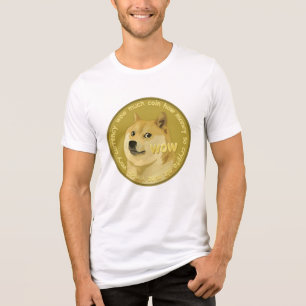 Camiseta Dogecoin Wow Doge Moedas Muito Cripto Moeda