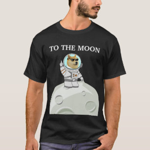 Camiseta Dogecoina à camisa-da-lua