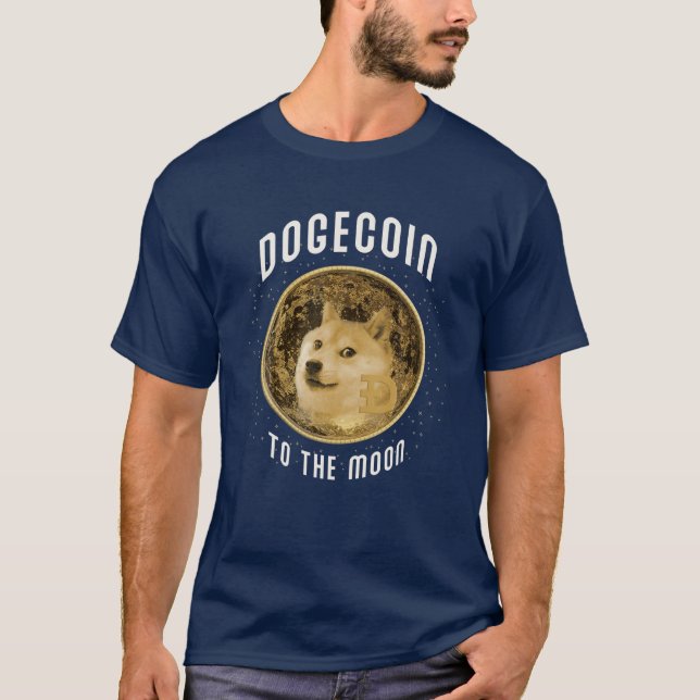 Camiseta Dogecoína À Criptografia Crypto Meme Da Lâmpada Do (Frente)
