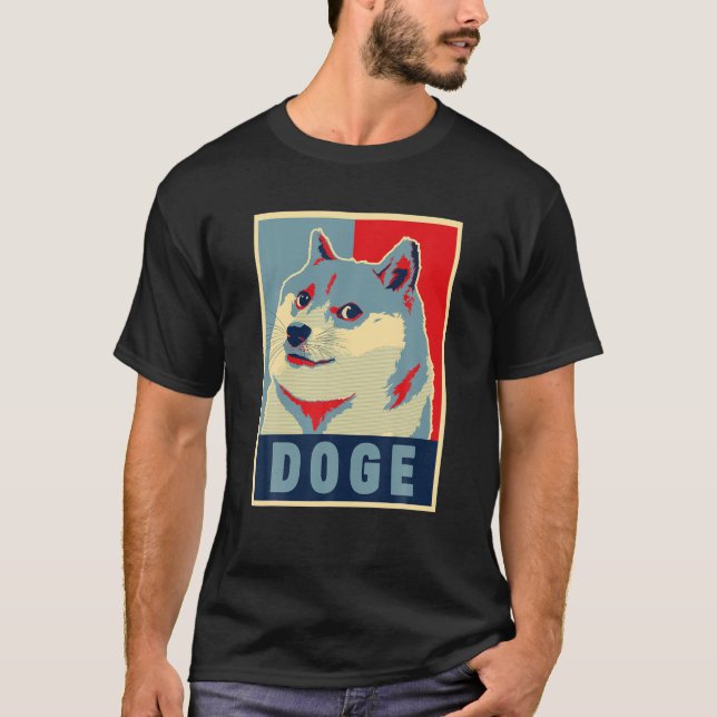 Camiseta Dogecoina À Lua (Frente)