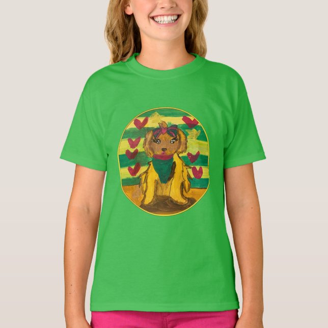 Camiseta Doggie "Art by Kids" (Frente)