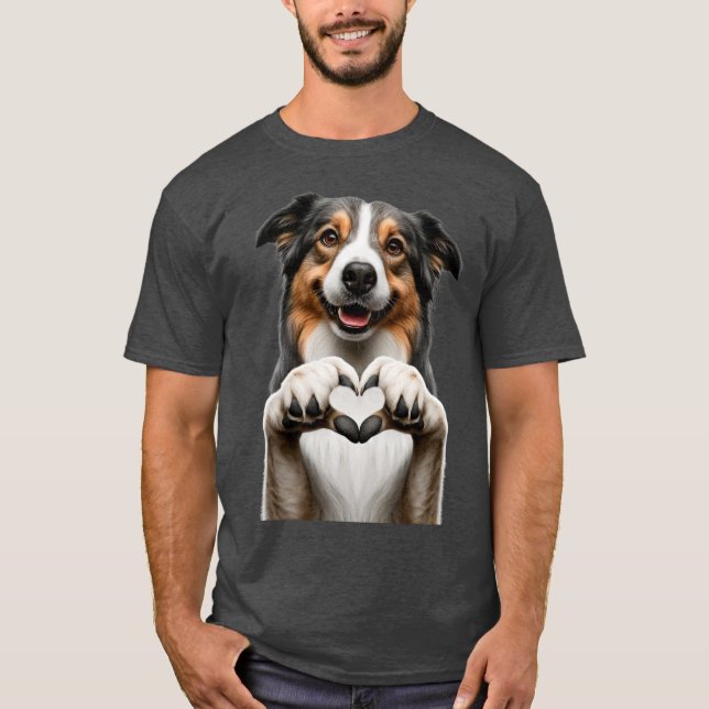 Camiseta DOGGIE Heart (Frente)