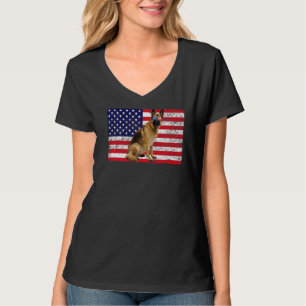 Camiseta Doggie Usa Proprietário do Cachorro dos Estados Un