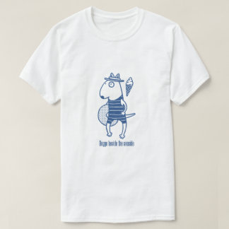 Camiseta Doggo beside the seaside: Blue