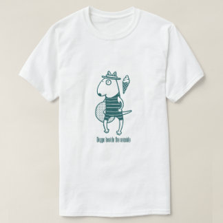 Camiseta Doggo beside the seaside: Green