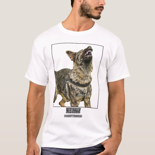 Camiseta Doggy agradável - Schutzhund (Frente)