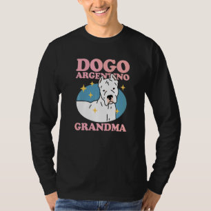 Camiseta Dogo Argentino Avó Dona de Cachorro Dogo Argentino