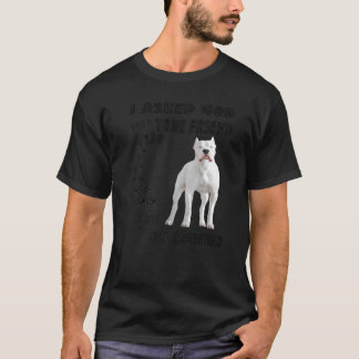 Camiseta Dogo Argentino cita Mãe Pai Mas Argentino