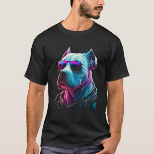 Camiseta Dogo Argentino Dog Proprietário Vaporwave Notorcas