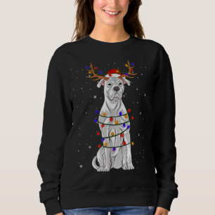 Camiseta Dogo argentino Dog Reindeer de Natal Pajam