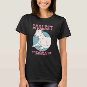 Camiseta Dogo Argentino Mãe Proprietário do Cachorro Dogo A