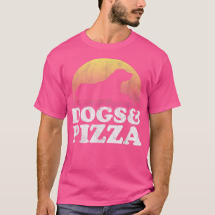 Camiseta Dogs and Pizza Mens or Womens Dog