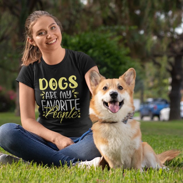 Camiseta Dogs are my Favorite People Funny dog (Criador carregado)