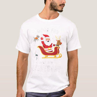 Camiseta Dogs For Everybody Santa Funny Christmas Xmas (1).