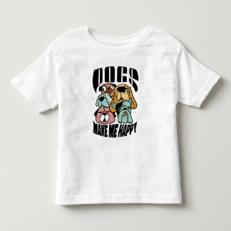 Camiseta Dogs Make Me Happy