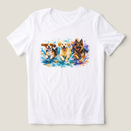 Camiseta Dogs Splashing