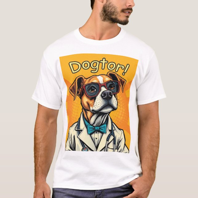Camiseta Dogtor está aqui (Frente)