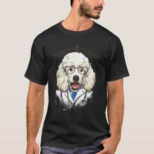 Camiseta Dogtor Toy Poodle Vet Médico Puppy Pet D