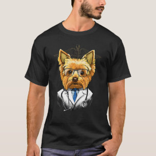 Camiseta Dogtor Yorkshire Terrier Vet Doctor Pet