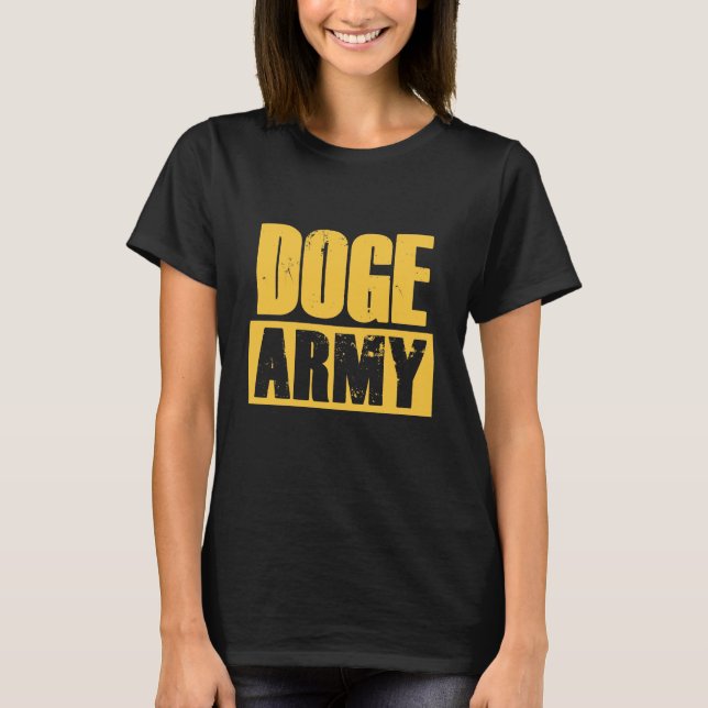 Camiseta Dogue Army Engraçado Presente Para Ventiladores De (Frente)