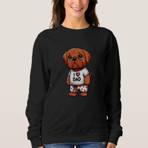 Camiseta Dogue De Bordeaux Eu Adoro Pai Cachorro Engraçado